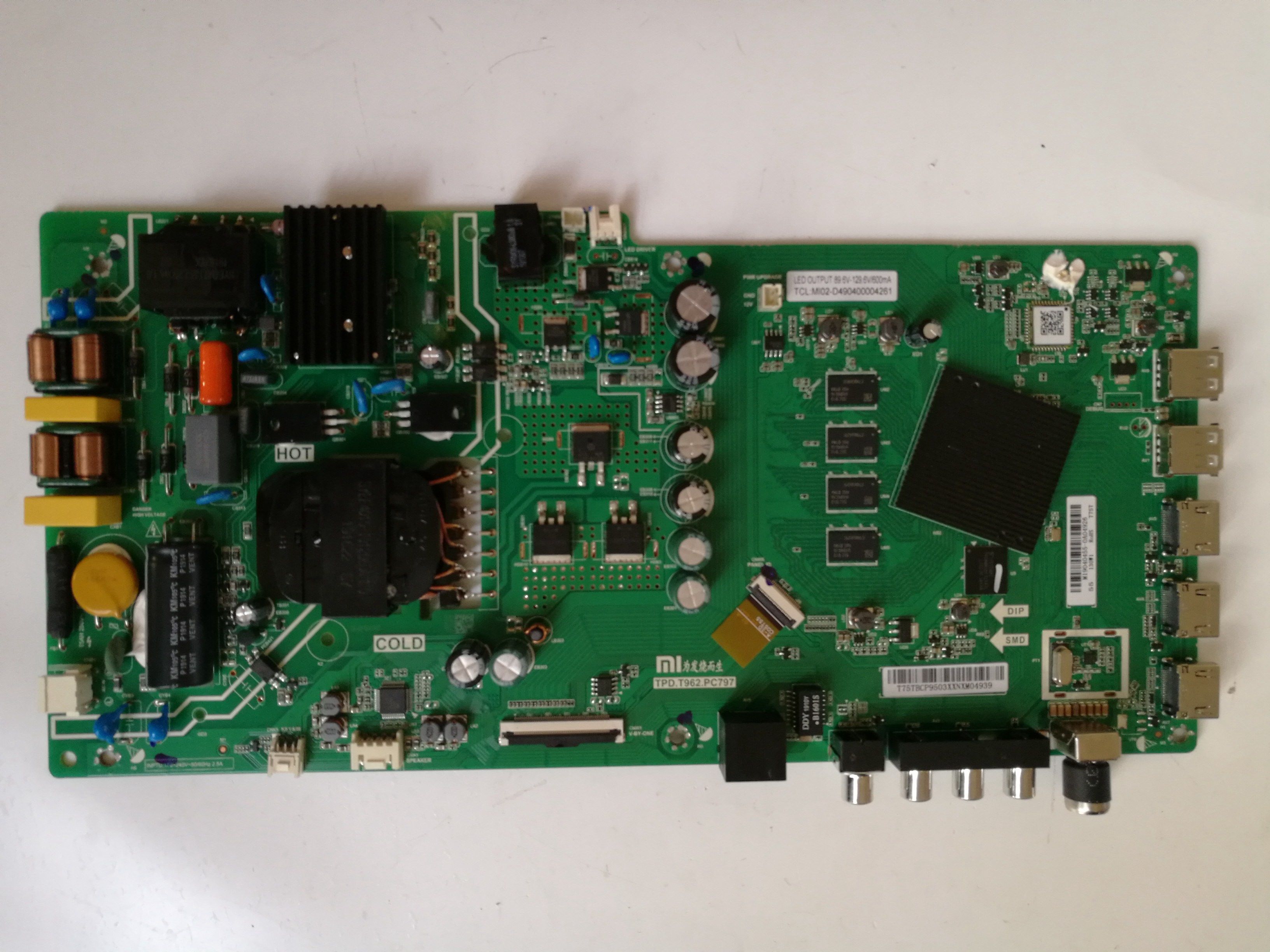 小米l55/50m5-ec主板tpd.t962.pc797配屏l55m5 l50m5