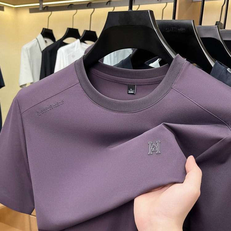 圆领常规直筒其它桑蚕丝T恤