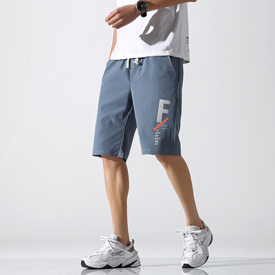 男夏季超薄速干冰丝工装五分短裤