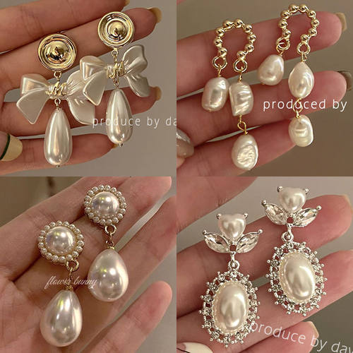 慕斯里珍珠耳夹女小众设计高级感