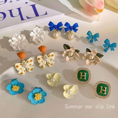 韩国网红小清新耳夹高级感