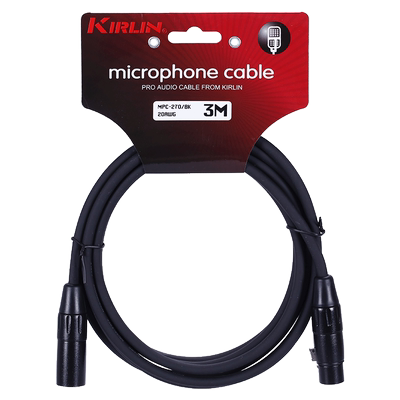 科林双卡农麦克风话筒线