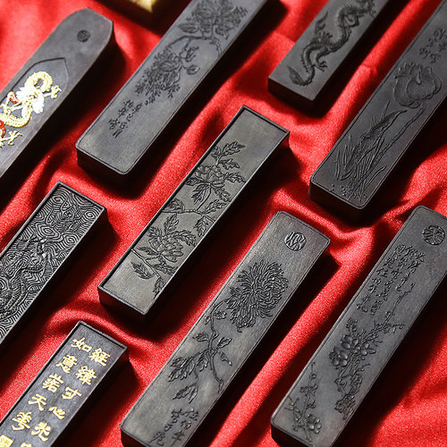 赋比兴墨块汪爱军制桐漆老墨条