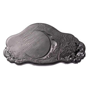 【孤品】国家非遗传人 方学斌制 收藏级砚台《暗香浮动》眉纹坑 眉纹歙砚台 高档文房四宝