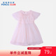 新款 铅笔俱乐部童装 2025夏装 女童连衣裙儿童蕾丝公主裙中大童裙子