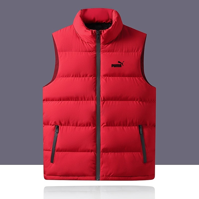 奥莱专柜羽绒棉马甲男士保暖背心