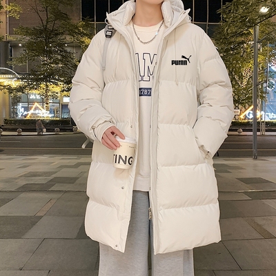 羽绒棉服男士中长款加厚保暖外套