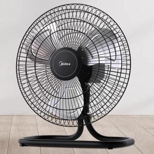 美的电风扇FS45-23B金属叶18寸大电机110W趴地扇摇头
