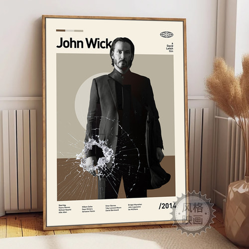 疾速追杀JohnWick客厅装饰画