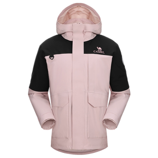 【三合一】骆驼女装羽绒服冲锋衣2025秋冬防寒羽绒内胆可拆卸外套