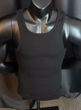 Gmyshark ribbed  tank螺纹超强弹力3D背心运动健身显身材