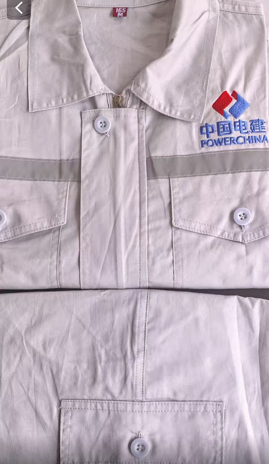 夏季薄款纯棉浅灰色长袖套装耐磨劳保工作服量大优惠工装劳保订制