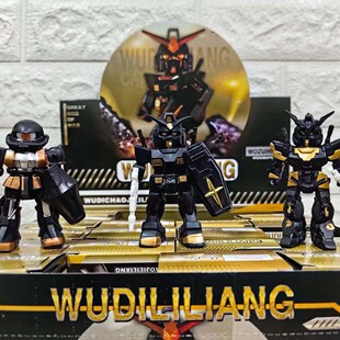 国产SD迷你高达战士盲盒PVC塑胶手办公仔摆件高达模型机器人玩具