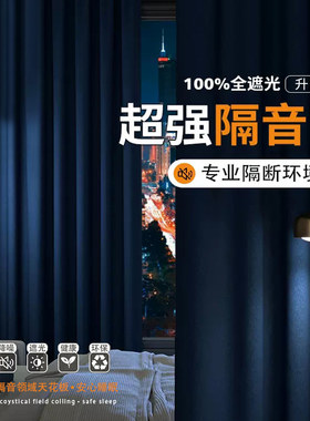 装饰+全遮光布超强隔音窗帘