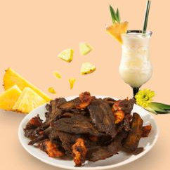 湖三风梨芒果牛肉干280g罐装厚实休闲零食