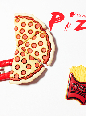 豌豆铺Peas box |披萨宠物韩国进口BB夹迷你bb夹3cm西施狗狗头饰