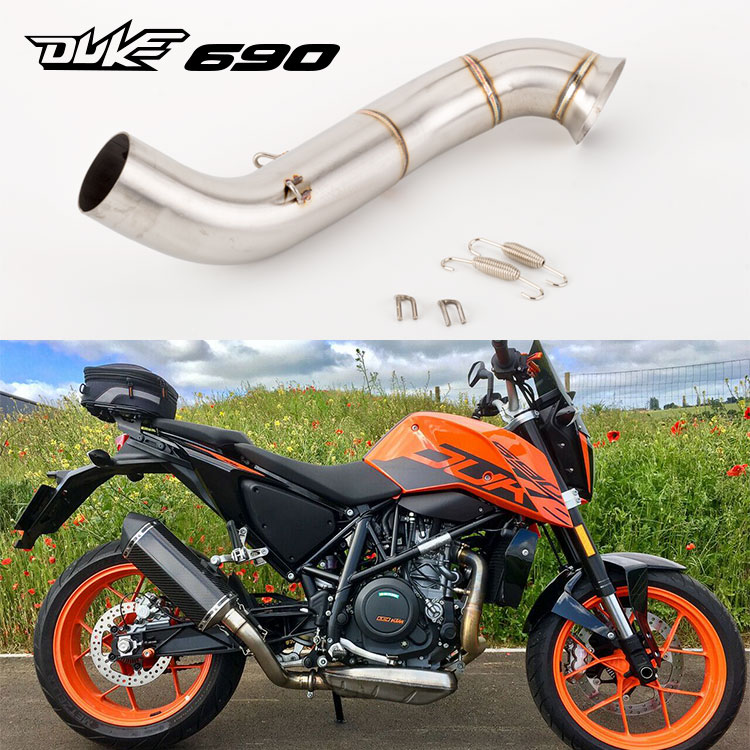 摩托车改装消声器适用KTM 690 DUKE 2013-2020 DUKE 690 排气管