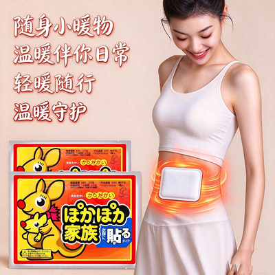 【拍一发五十一贴】冬季袋鼠暖宝宝女士腰腹可用发热贴便携保暖贴