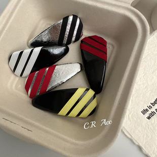 韩系新款发夹网红陈太太同款bb夹侧边刘海夹前额碎发夹掰掰夹发卡