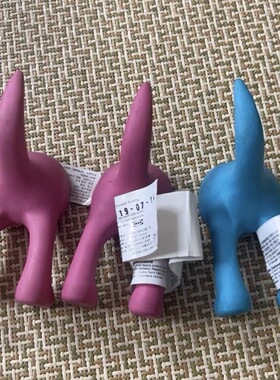 宜家贝思迪橡胶挂钩挂衣钩墙壁钩创意钩粉色蓝色单个