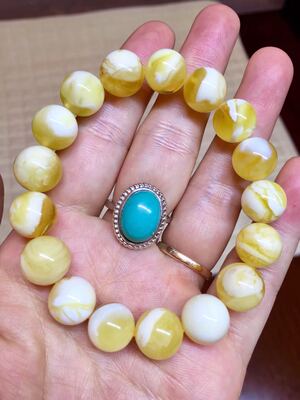 妖孽俄料蜜蜡灵动风手串