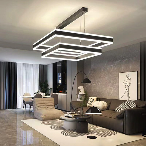 语音控制现代简约客厅餐厅灯轻奢