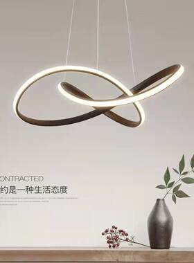 吊灯浪漫简约led灯客厅卧室温馨