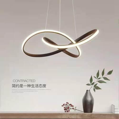 吊灯浪漫简约led灯客厅卧室温馨