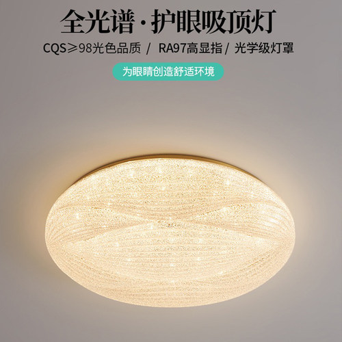 LED吸顶星空吸顶奶油侘寂风灯具