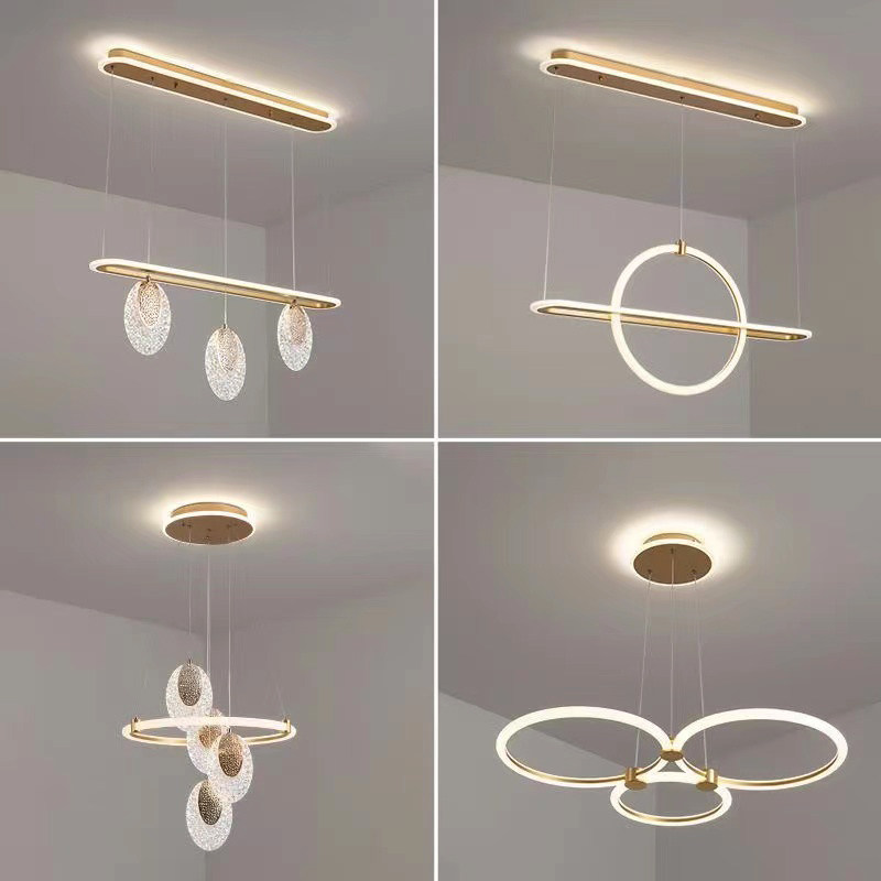 led简约个性餐厅吊线网红餐厅灯