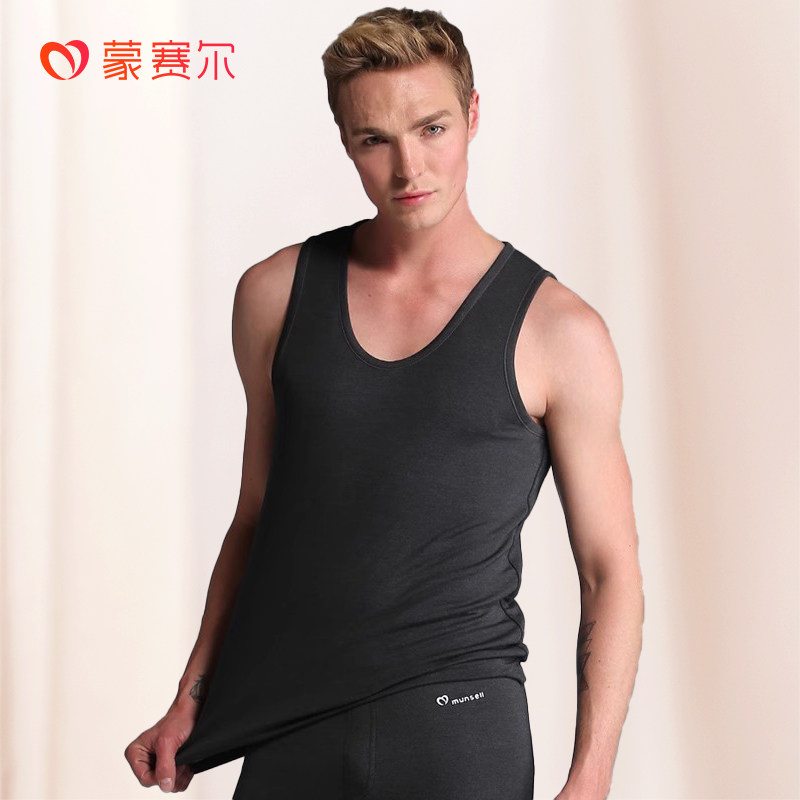 蒙赛尔男士羊毛保暖背心5362薄款冬季新款内穿防寒内衣秋衣,女士内衣/男士内衣/家居服,吊带/背心/T恤/打底/肌底衣,淘宝优惠券,粉丝福利购,淘宝优惠卷
