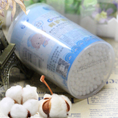 棉签双头纸棒棒轴脱脂棉化妆大棉签掏耳朵 1罐100支优惠装