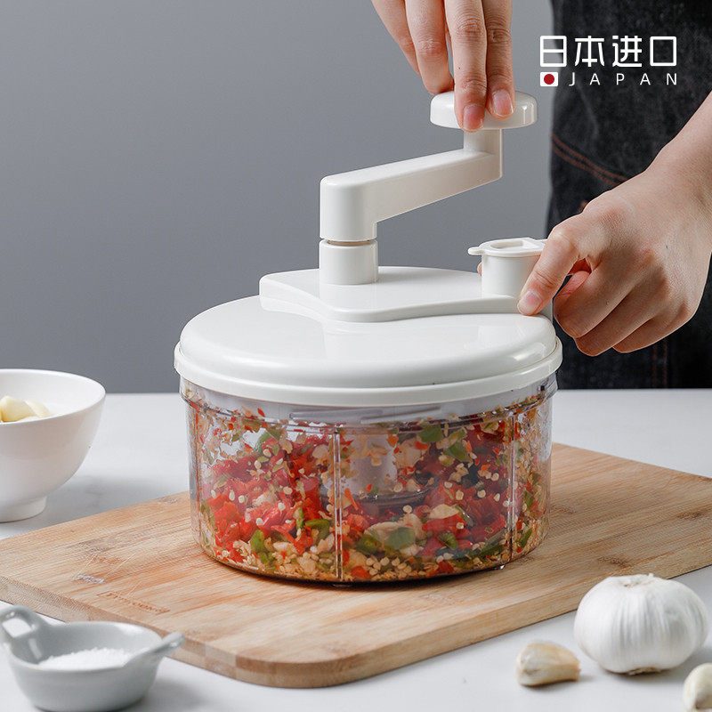 日本进口切菜手动切菜器厨房多功能剁饺子馅碎菜绞菜机切菜机,厨房/烹饪用具,多功能切菜器,淘宝优惠券,粉丝福利购,淘宝优惠卷