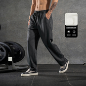 百搭简约休闲裤 鹿家门春秋新款 男士 美式 国潮大码 加绒针织束脚卫裤