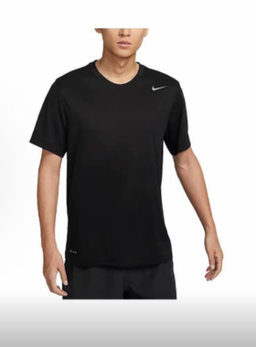 现货 Nike/耐克男子健身速干针织圆领短袖运动T恤 IB8898-010-091