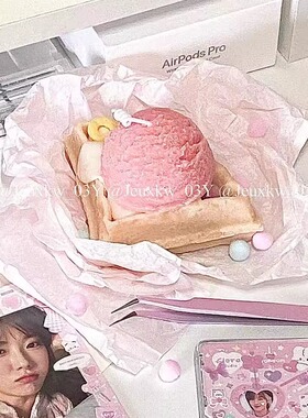 Waffle THE MOMENT HOME华夫饼香薰蜡烛拍照周边道具无烟高级感