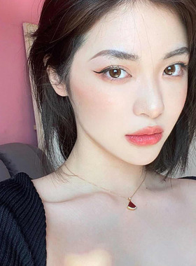 百搭扇形钛钢小裙子项链网红同款