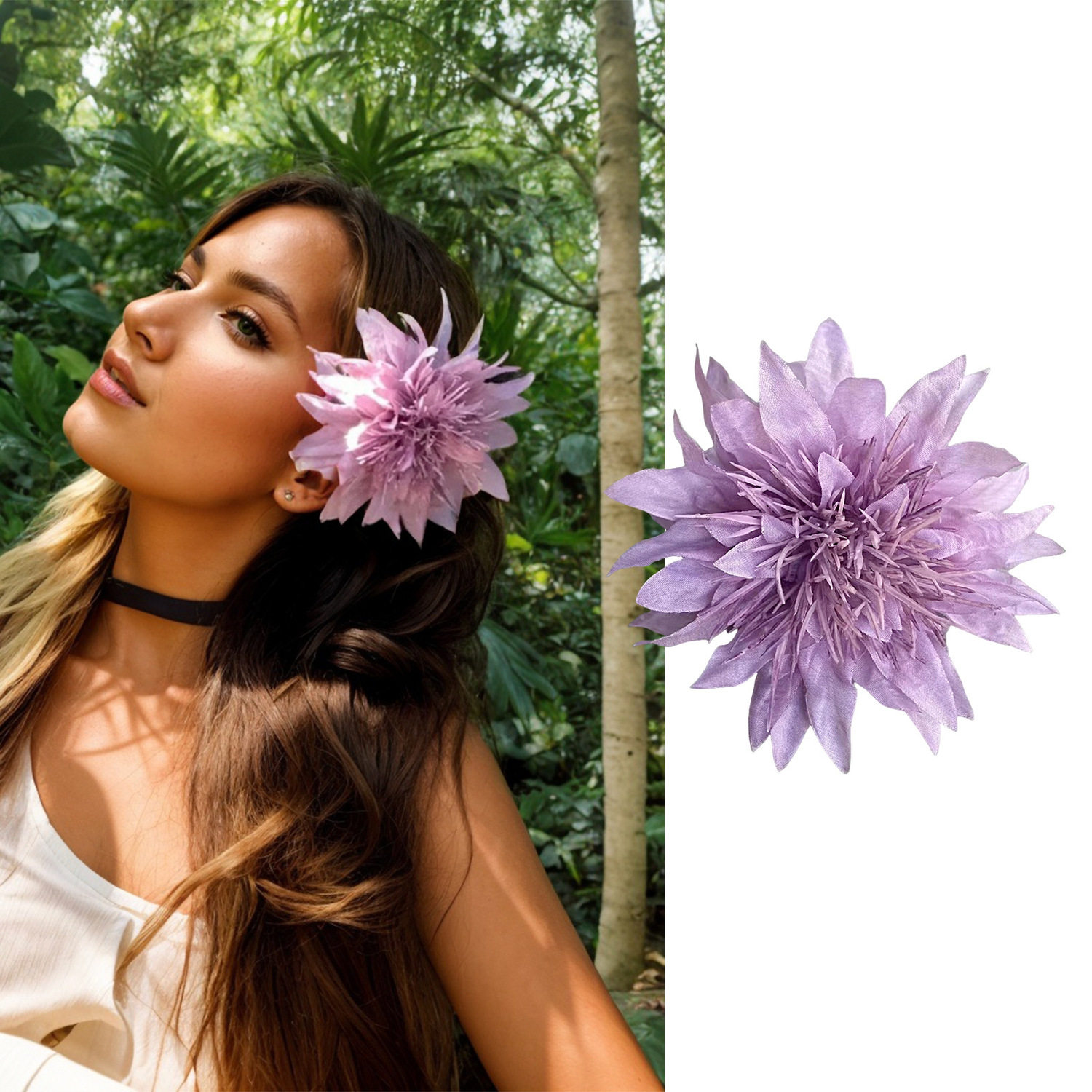 纯欲风海葵花朵发夹女甜美头花发饰侧边发卡超仙鸭嘴夹子头饰,饰品/流行首饰/时尚饰品新,发饰,淘宝优惠券,粉丝福利购,淘宝优惠卷