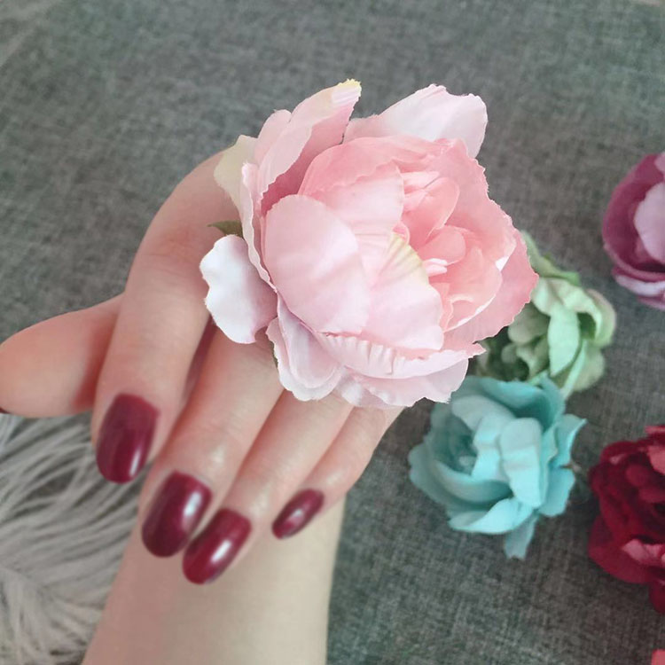 海边旅游拍照饰品大花朵可调节戒指环女夸张复古个性舞台表演配饰