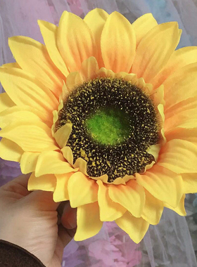 道具向日葵花朵发夹儿童节运动会