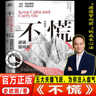 不慌：进退皆向前 史欣悦著 机械工业出版社 迷茫成长低谷改变 工作财务独立愿景 朋友圈企业员工原则 安居平五路 正版书籍