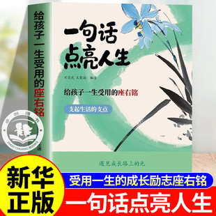 一句话点亮人生 心灵名言警句座右铭格言句子星球句透人生 一句顶万句中外经典名句名言佳句智慧成功哲学读者作文正版非电子书