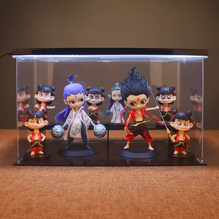 现货哪吒手办之魔童公仔 敖丙电影同款 潮玩桌面车载摆件儿童礼物