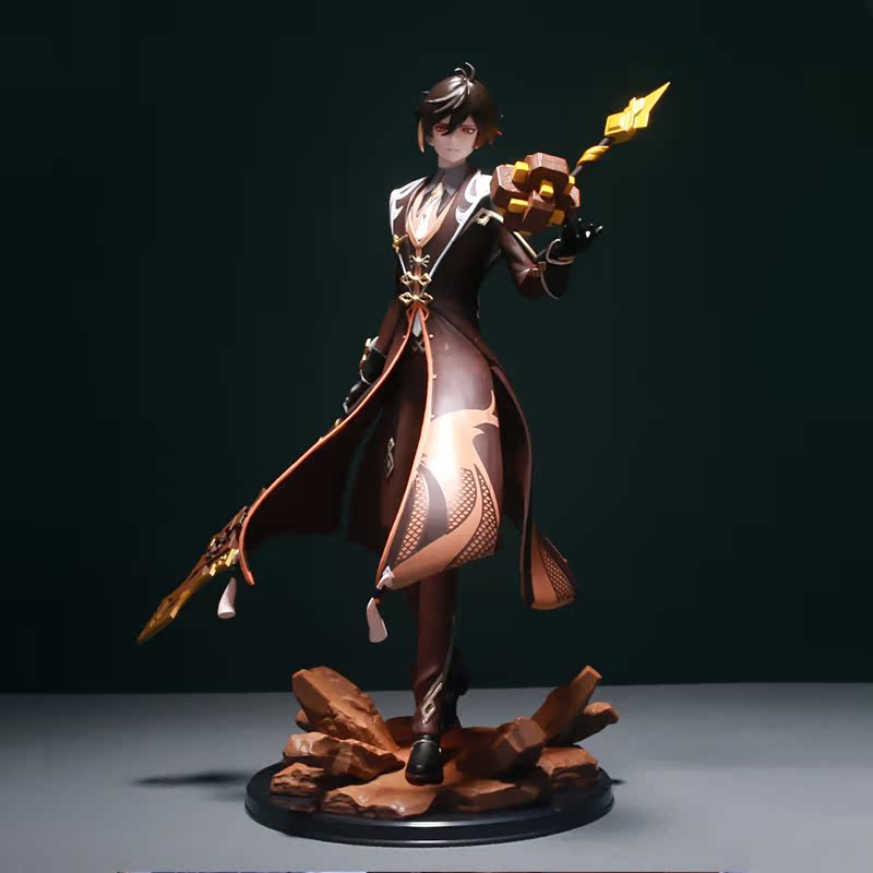 原神优质版手办钟离八重神子