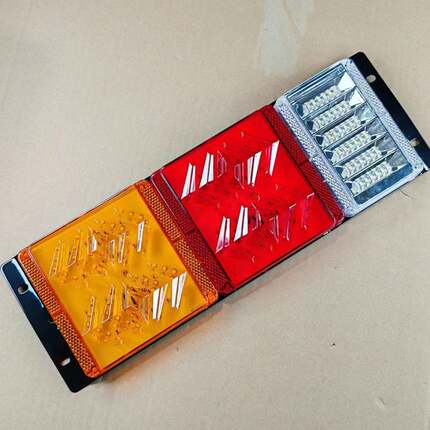 菱形巨能王尾灯江淮后尾灯LED防水货车挂车倒车转向灯电子高亮24V