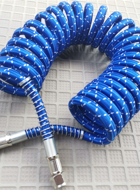 三层全编织螺旋管刹车气管半挂车管牵引货车防爆耐压抗冻PU连接管