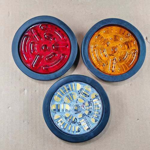 LED挂车后尾灯小三色圆尾灯转向