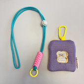 原创简约彩色手机挂脖绳儿童学习挂绳可爱个性 压片吊绳工牌学生卡