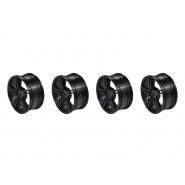 ARROWMAX1/10TC5 SpokeSplit Rims +0MM Offset Whit(4)AM-042813