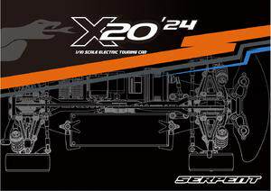 serpent 蛇仔 Medius X20 24 1/10 EP SP-400047
